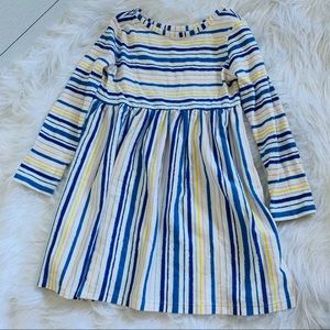 Cat & Jack blue and yellow striped dress